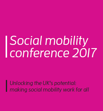Social mobility conference brochure